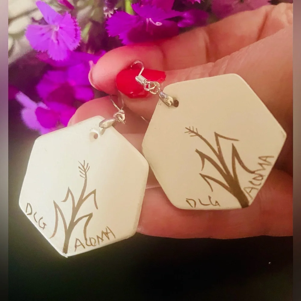 Acoma Pueblo Dragonfly Earrings,NWT - Picture 3 of 9